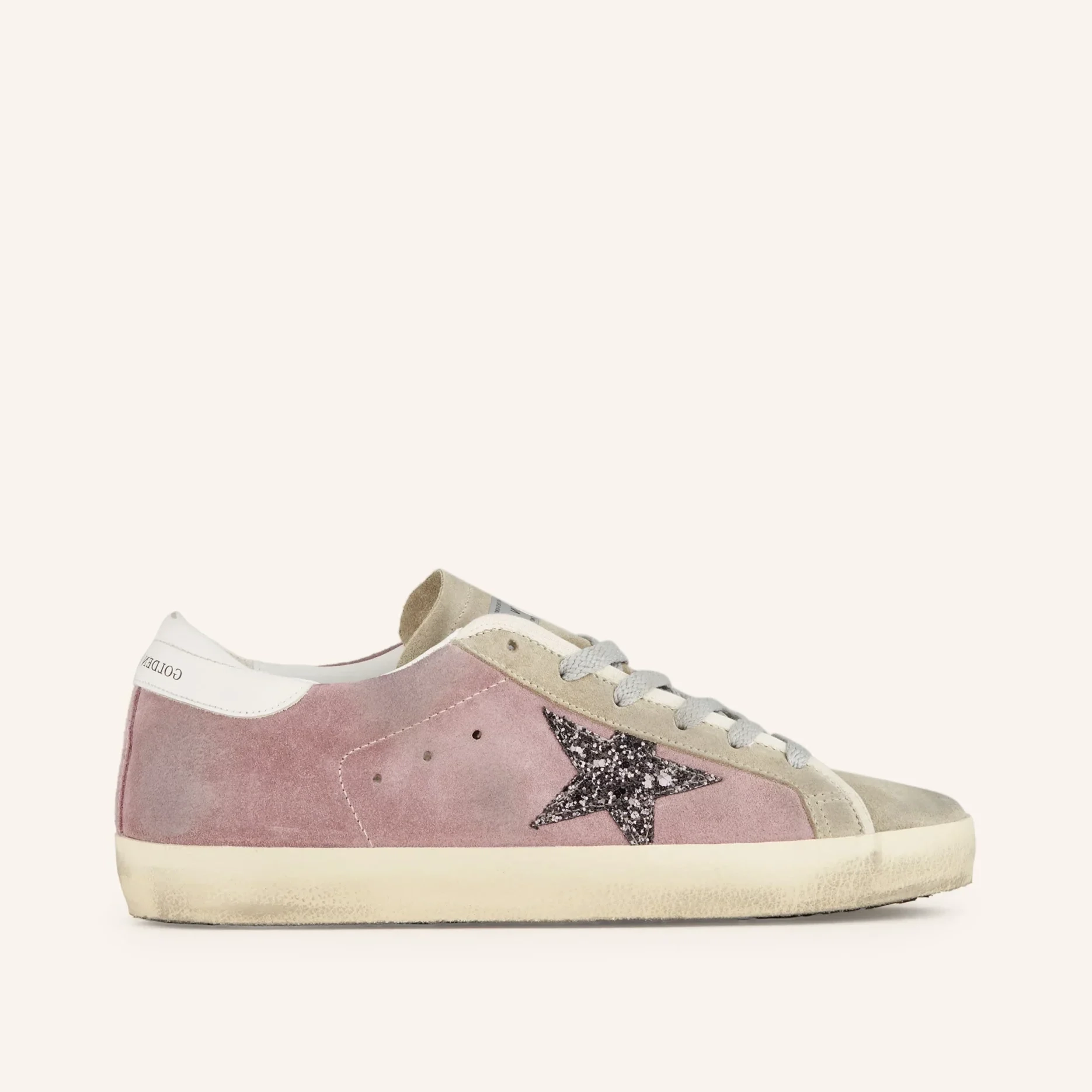 Golden Goose Lightstar Deluxe White Sneakers